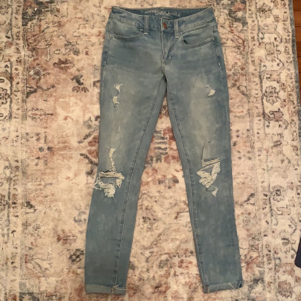 American Eagle super stretch jean